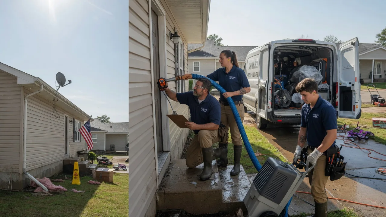 Ceiling Water Damage Restoration in Chicago Ridge, IL near me